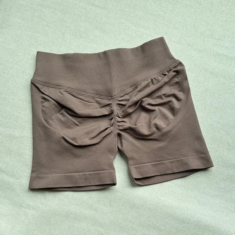 Impacts Shorts Set Workout Scrunch Shorts Sets Halter Sports Fitness Clothes Gym Suit Scrunch Shorts