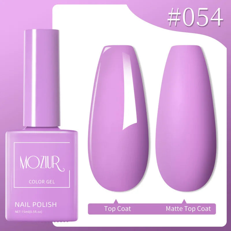 Colorful Hot Sale Uv Gel Nail Polish Set Soak Off Gel Nail Polish 15ml Professional Nail Gel Polishes