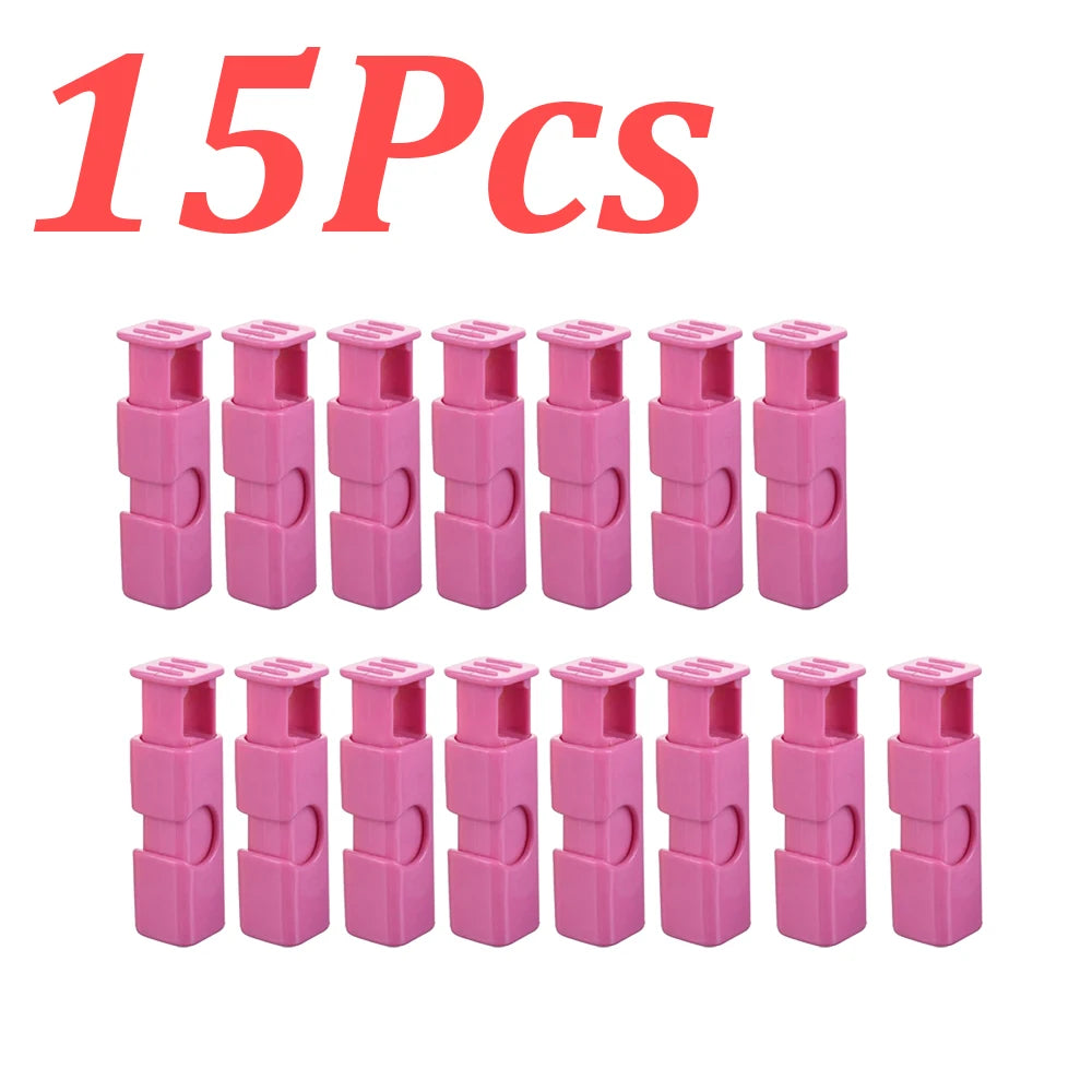 1-60Pcs Food Sealing Clips Squeeze Bread Bag Plastic Bag Sealing Clips Snack Bag Moisture-proof Fresh-keeping Clips Reusable