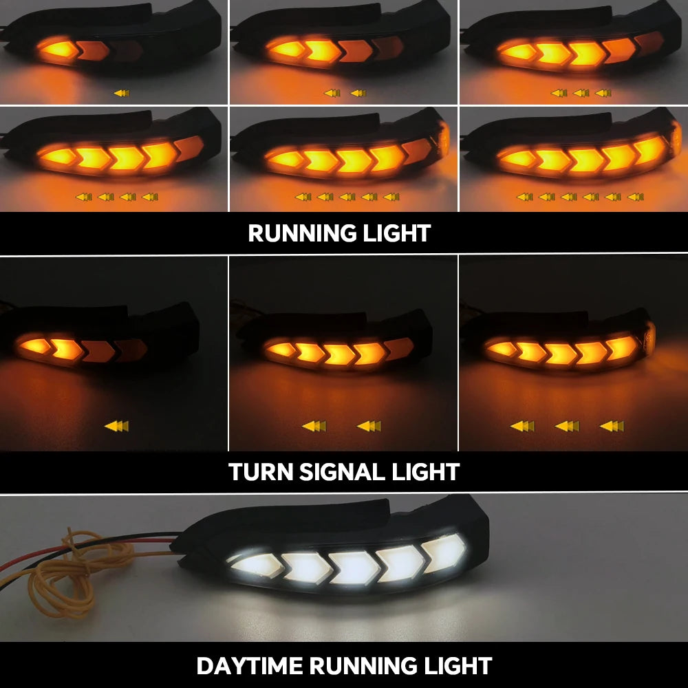 Car Mirror Running Turn Signal Light for Toyota Corolla Camry Yaris AQUA Outside Rearview Mirror Corner Light Signal Alert Light