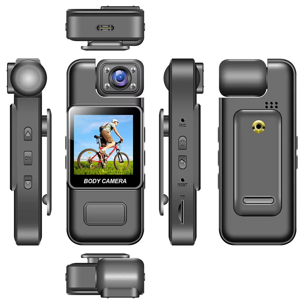 4K WiFi Mini Action Camera — Night Vision Wearable Body Cam