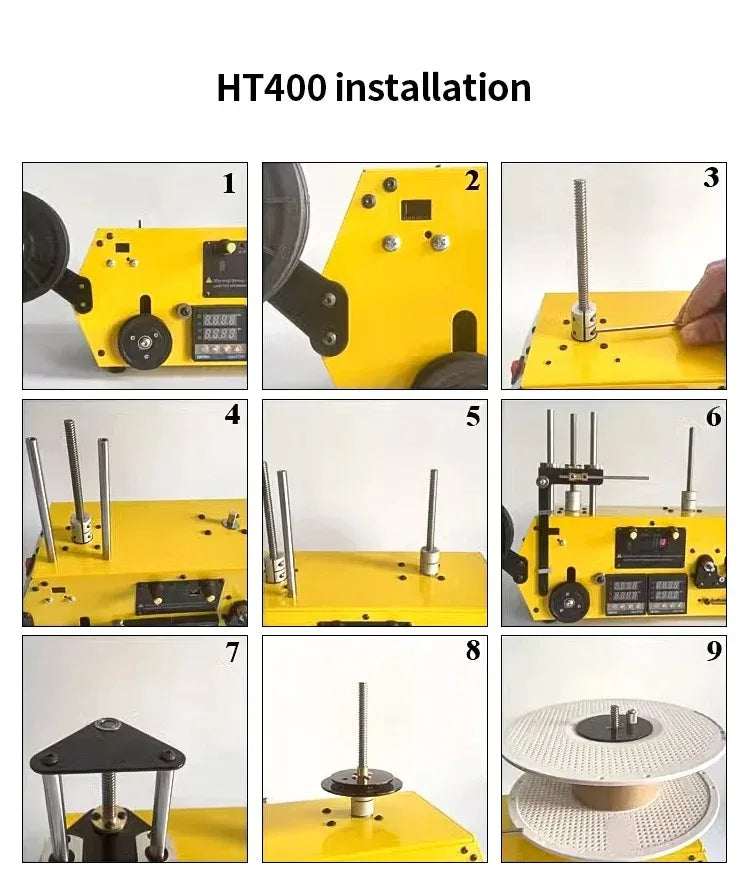 HT400 Desktop Bumblebee Extruder for 3D Printing Filament Automatic Wire Diameter Control Winding for PLA-CF PETG-CF PA Crusher