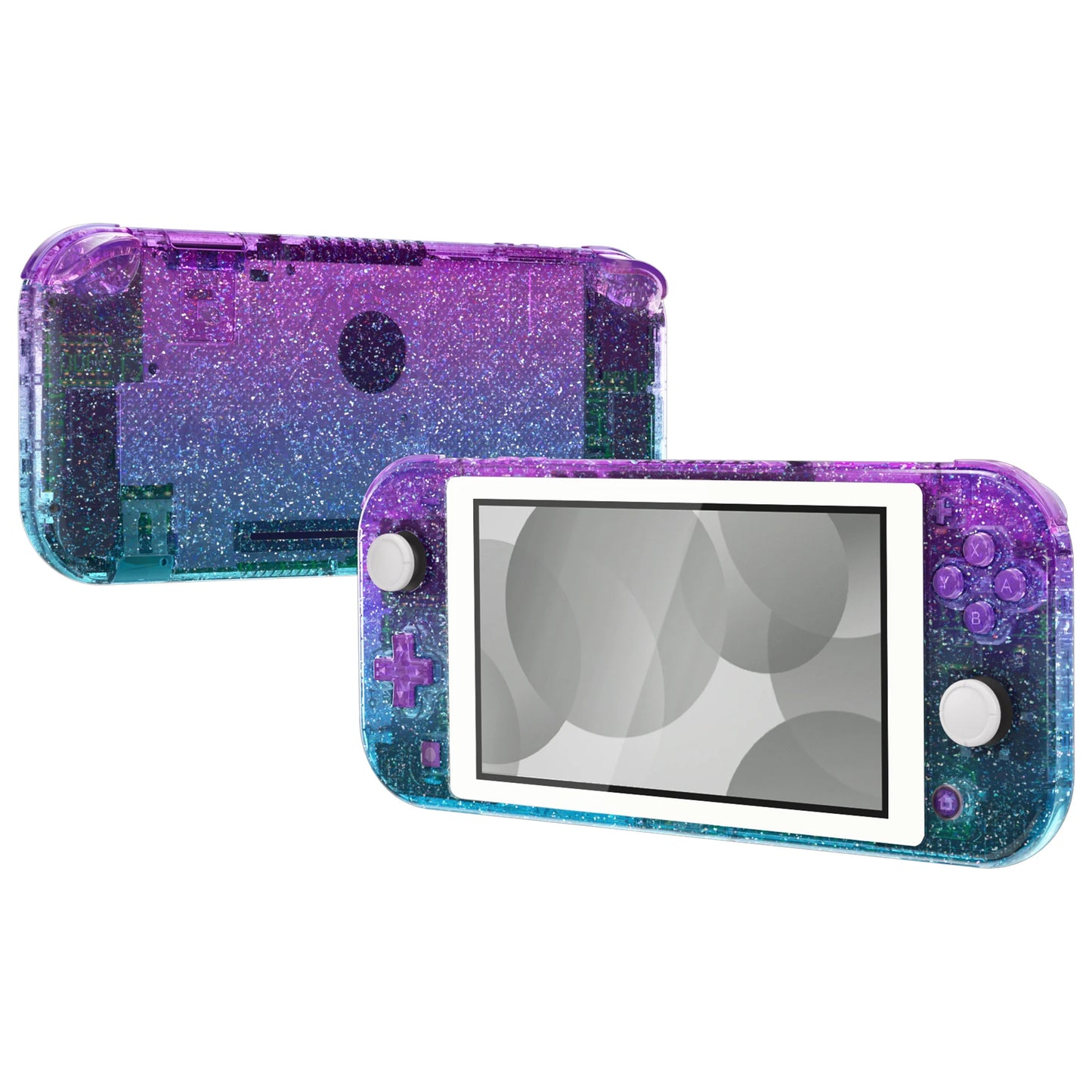 eXtremeRate Replacement Handheld Controller Housing Custom Shell with Screen Protector & ABXY Buttons for Nintendo Switch Lite
