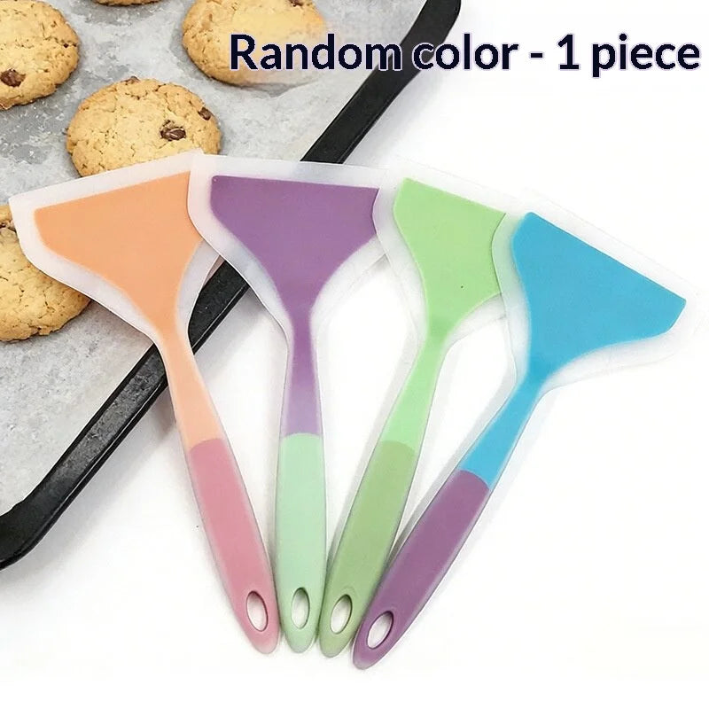 Wide Silicone Spatula Turner - Large Flipper for Pancakes and Pizza - photo 6