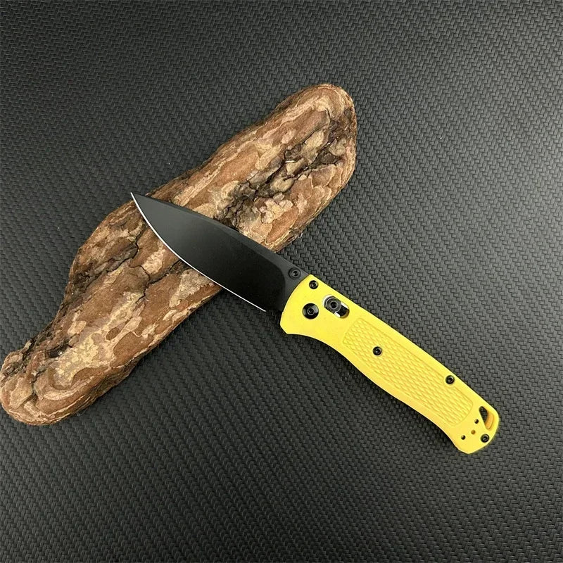 Multi Colors 535/533 BM Outdoor Camping Folding Pocket Knife Drop Point Blade Nylon Fiber Handle High Hardness Utility Knives