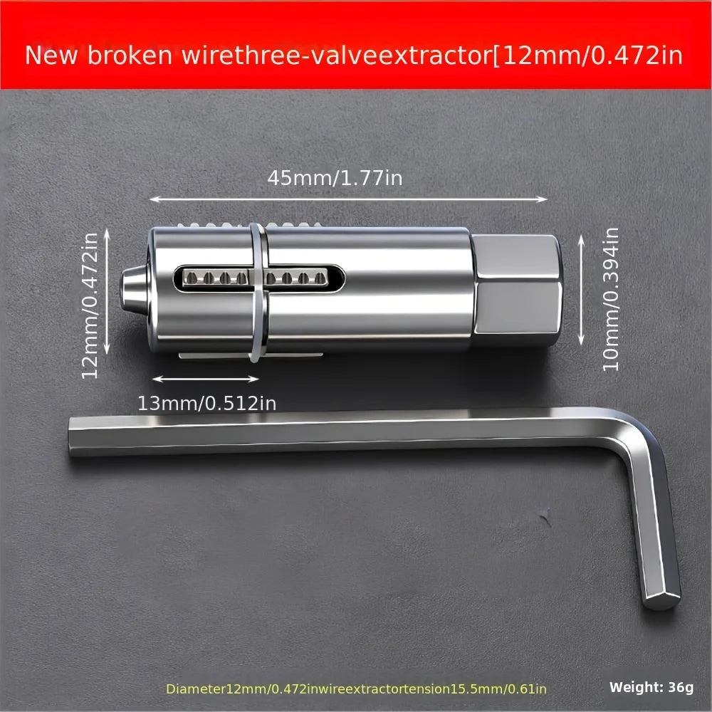 Universal faucet angle valve rewinder, wear-resistant high hardness faucet maintenance tool, adjustable pipeline extractor