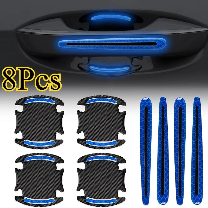 8Pcs Car Door Handle Protective Film – Anti-Scratch Transparent Paint Protection Stickers