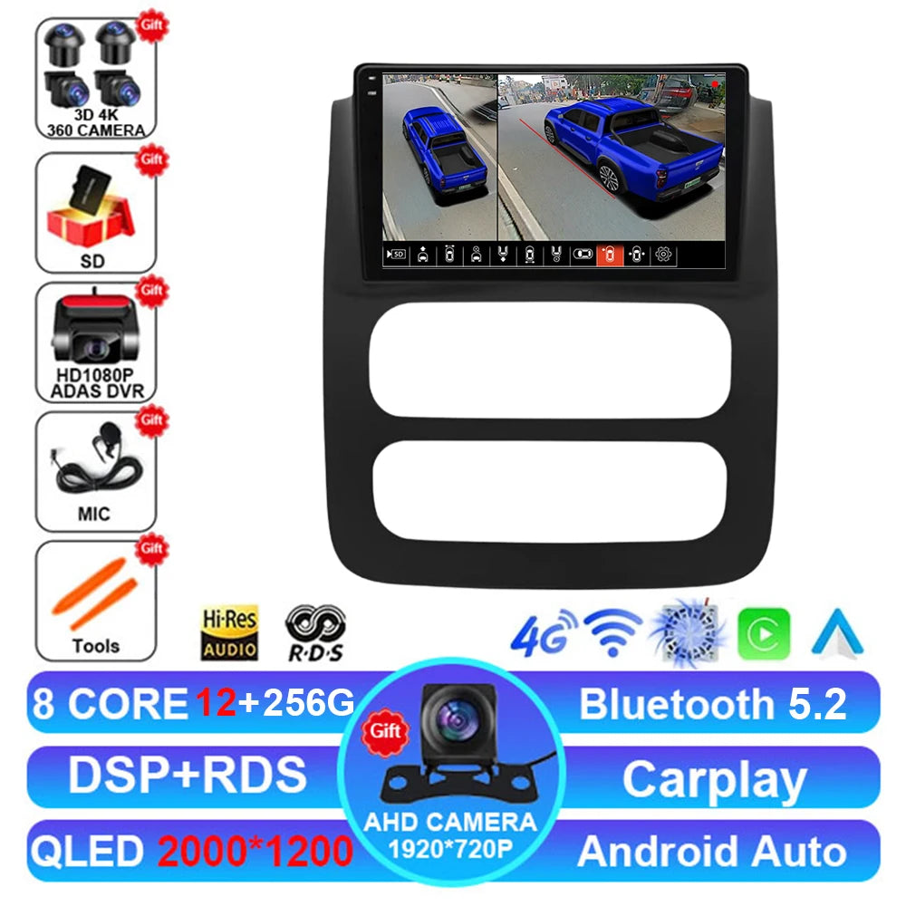 Android 15 Car Radio for 2002-2005 Dodge RAM - CarPlay & GPS