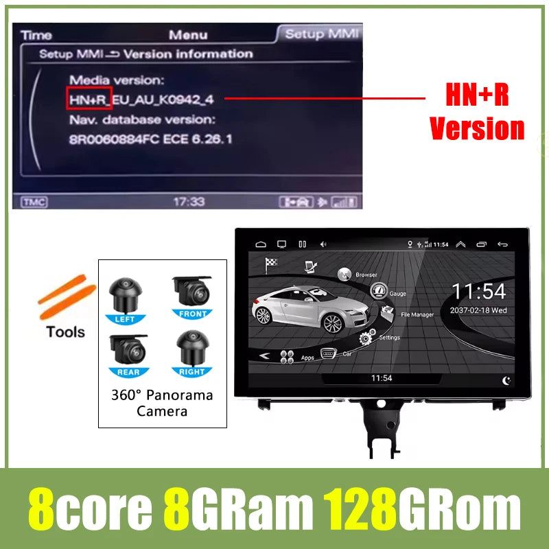 9" Android Car Stereo for Audi A6 C7 & A7 (2012–2018) — CarPlay, Android Auto, GPS, Bluetooth, WiFi