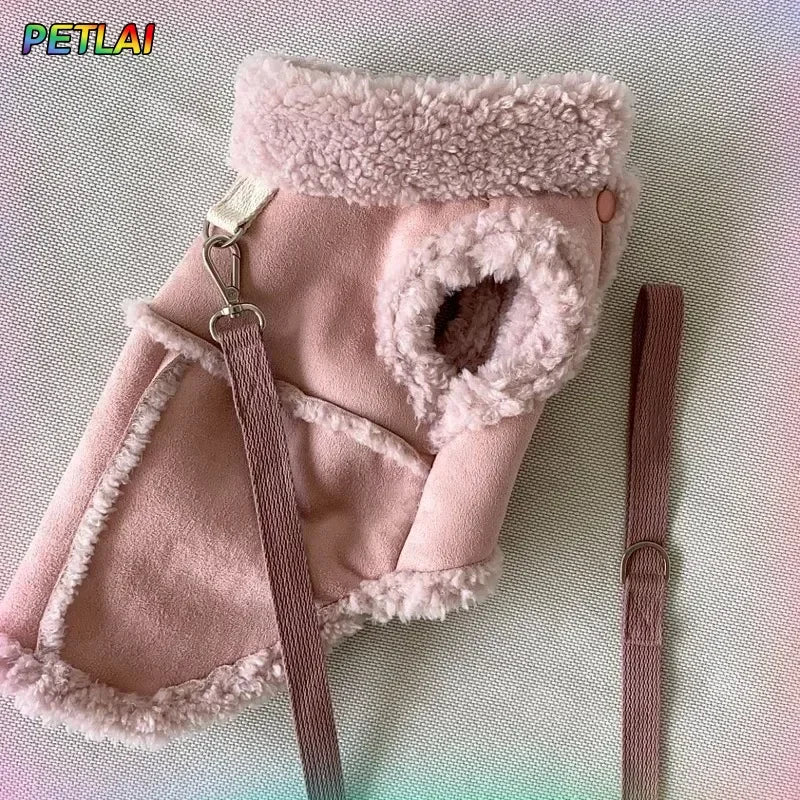 Cozy Dog Vest Jacket — Soft Autumn/Winter Coat for Small & Medium Dogs