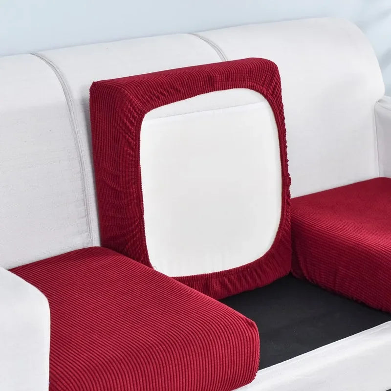 Polar Fleece Sofa Seat Cushion Cover Elastic Sofa Covers for Living Room Pet Kids Mat Chair Cover Furniture Protector 10 Sizes