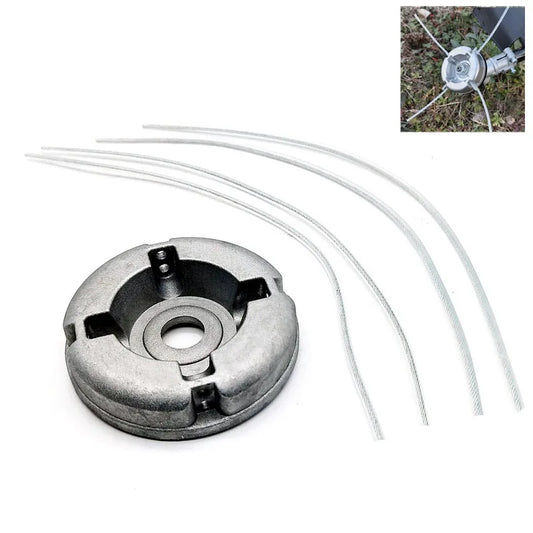 Universal Aluminum Alloy Lawn Mower Head and Replacement -Feed Nylon/String Compatibility Gardening Tools Lawn Mowers