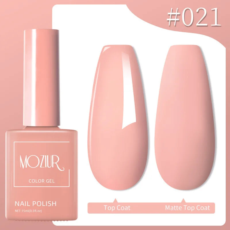 Colorful Hot Sale Uv Gel Nail Polish Set Soak Off Gel Nail Polish 15ml Professional Nail Gel Polishes