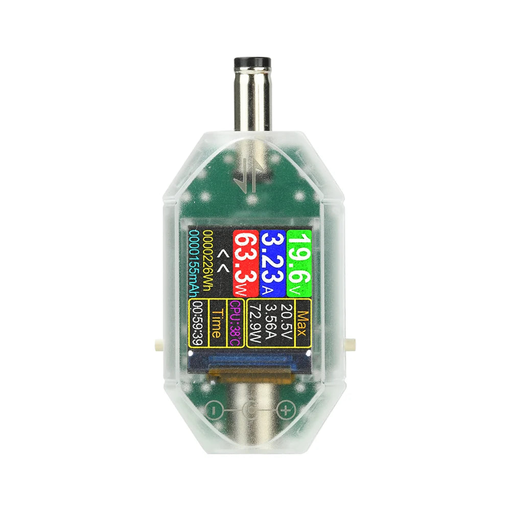 DC5.5 * 2.5 Interface Tester DC 4.5-50V 0-12A High-precision Voltage Current Tester Digital Voltmeter Ammeter Power Meter DT550