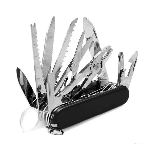 17 in 1 multifunctional pocket tool portable stainless steel folding camping pliers outdoor multifunctional pocket tool