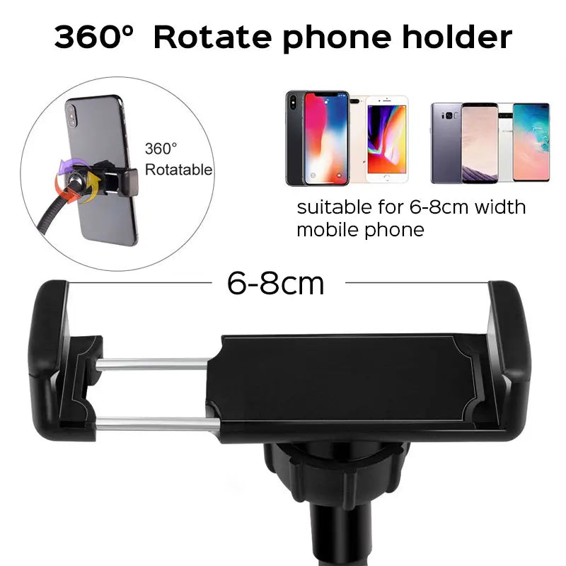 10 Inch 26cm Ring Light Selfie Ring Light with Mini Desk Tripod Stand Phone Holders LED RingLight for Photography YouTube TikTok