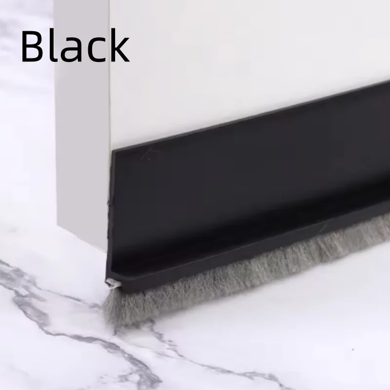 Door Draft Stopper with Brush - 1m Under-Door Seal Strip - photo 8