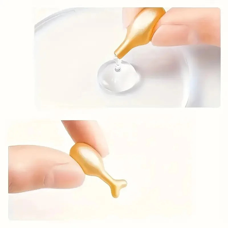 90 Capsules - Placenta and Hyaluronic Acid Essence Capsules - Deeply Nourishes and Moisturizes the Skin, Revealing Youthful Skin, Suitable for Locking in Moisture on the Face and Neck - Easy to Carry, Use Anytime, Anywhere, P