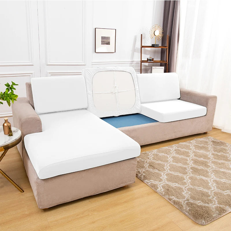 Real Waterproof Sofa Seat Cover Elastic Couch Cover Laminated Sofa Covers Pets Kids Sofa Cover For Living Room Sofa Cushion Home