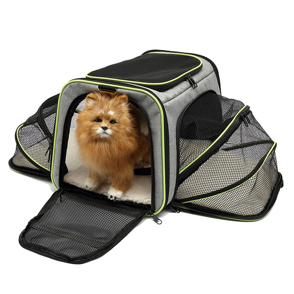 Foldable Pet Carrier Bag - Safety Zip Travel Carrier – photo 8