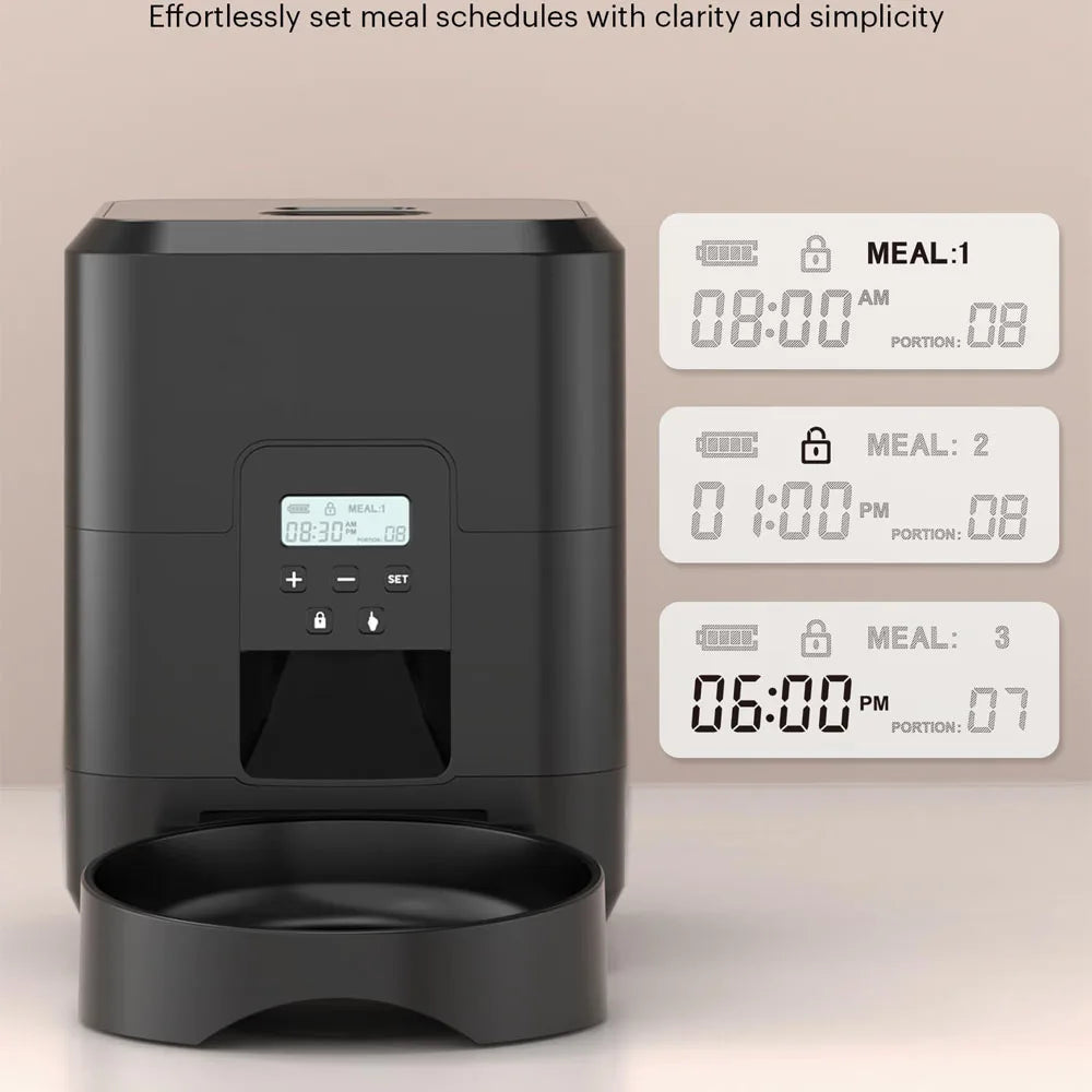 Automatic Pet Feeder - Timed Portions for Cats & Dogs – photo 3