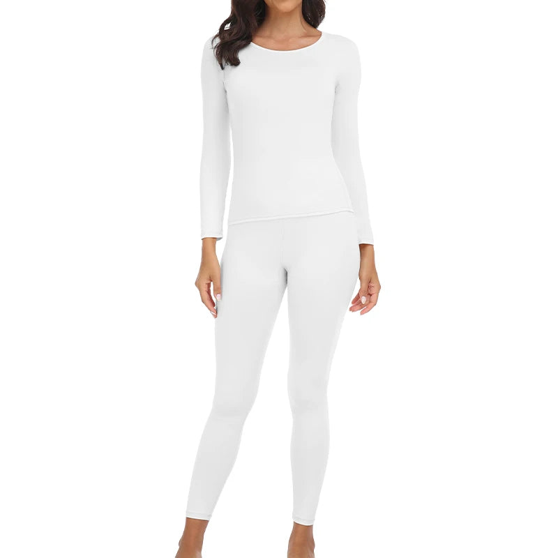 Women's Thermal Long Johns Set - Lined Top & Pants for Skiing - photo 8