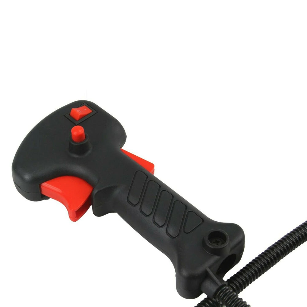 Manual Throttle Switch Assembly For Gasoline Brush Cutter Grass Trimmer Tube Mower Handle Throttle Switch Lawn Mower Parts