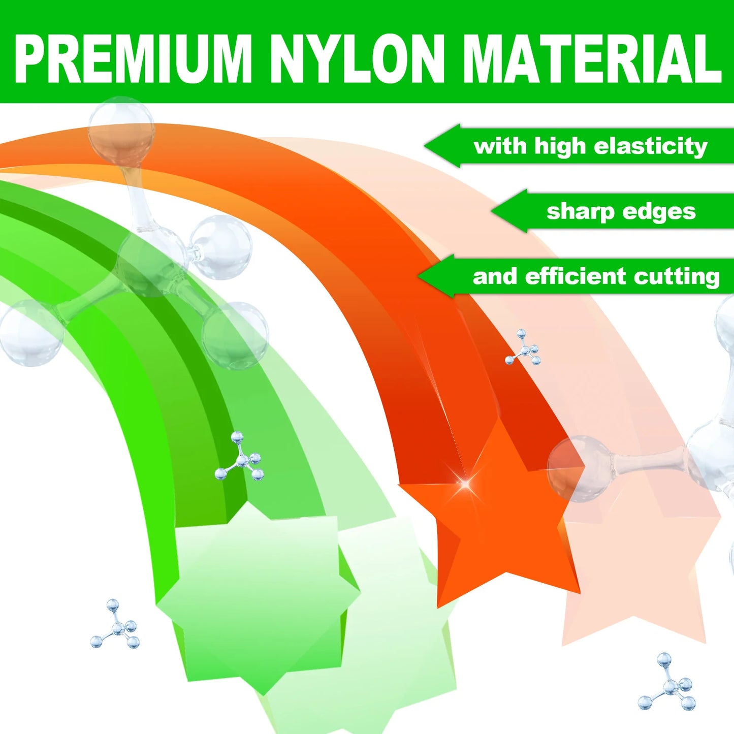 2.4mm130m Nylon Octagonal shape Mowing Trimmer Line Trimmer Head String for Grass Trimmer Roll Grass Rope Line Brushcutter Wires