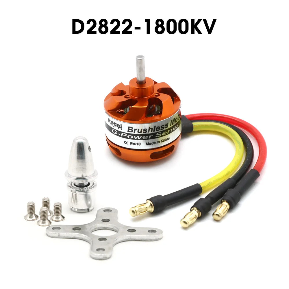 Brushless Motor 2-3S 4S 5S D2830 D2826 D3548 D3542 D3536 D3530 For RC Mini Multicopters Plane Fixed-wing Aircraft