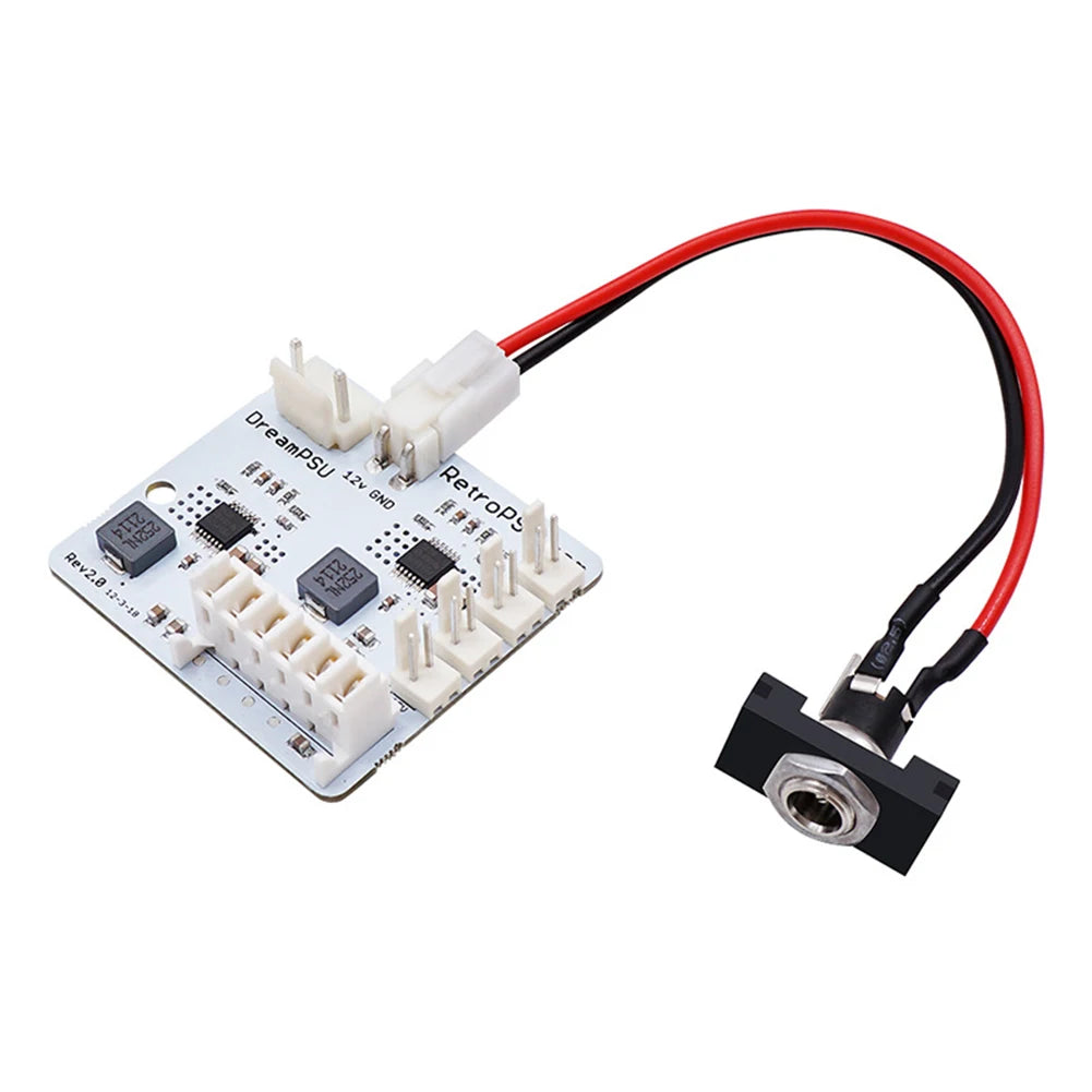 For SEGA DreamCast DreamPSU Rev2.0 12V Power Supply Board + Power Plug Adapte For AII DreamCart Game Console Replacement Parts