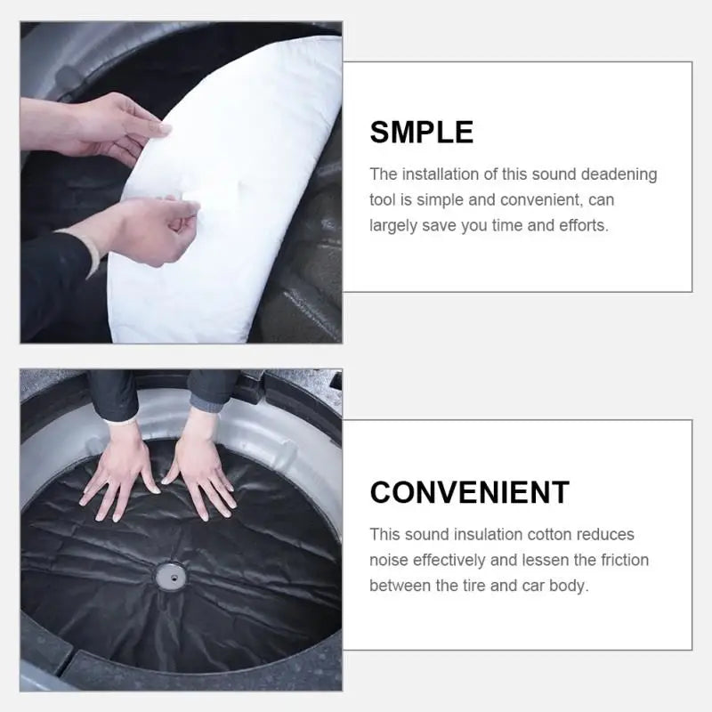 Wheel Arch Sound Insulation Mat for Tyre Noise, 72 x 72 cm - view 11