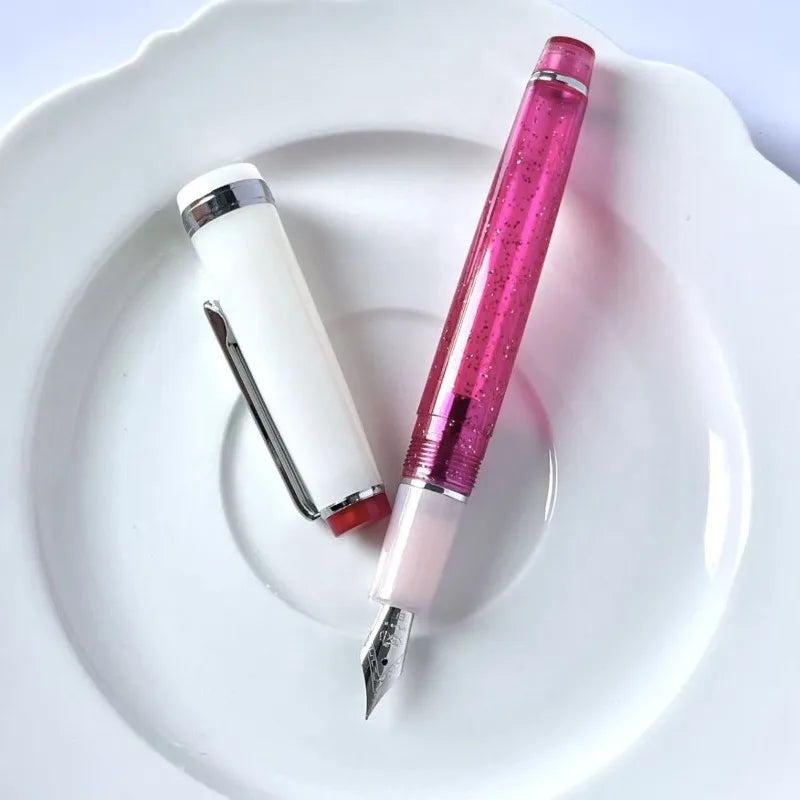 JINHAO 82 Limited Edition Colors Fountain Pen Macaron Color Gold Clip EF/F/M Calligraphy Pen Stationery Office School Supplies