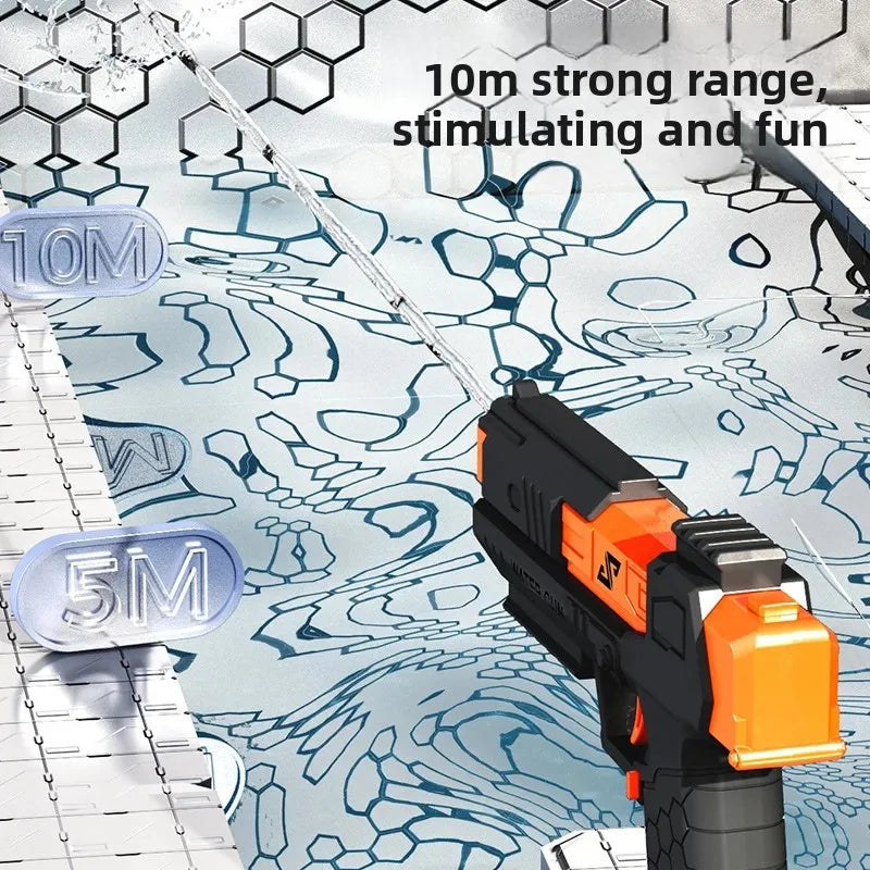 Manual Burst Water Gun — High-Pressure Non-Electric Water Pistol