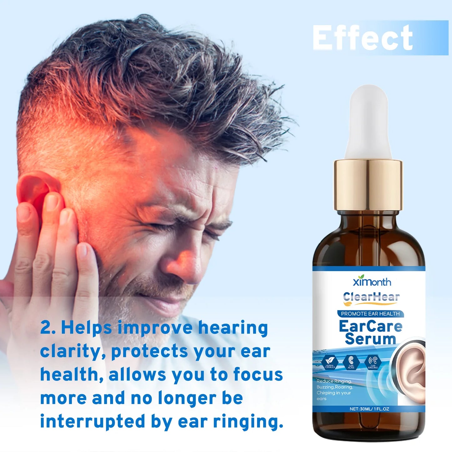 Soothing Herbal Ear Care Drops — Gentle Daily Ear Cleansing Serum