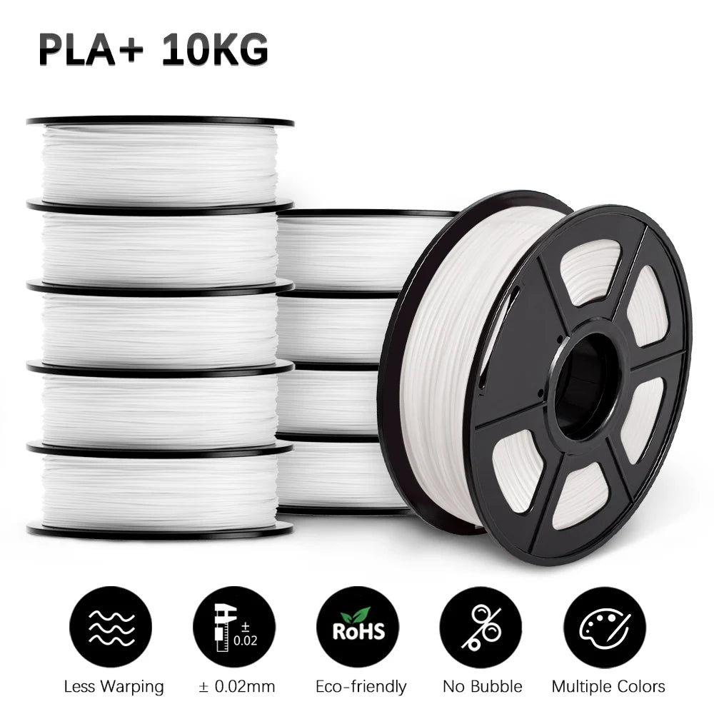 SUNLU 3D Filament PLA/PLA META/PETG/ABS/TPU/PLA MATTE 1.75mm 10Roll 1KG/0.5KG 3D Printer Filament for 3D Printer