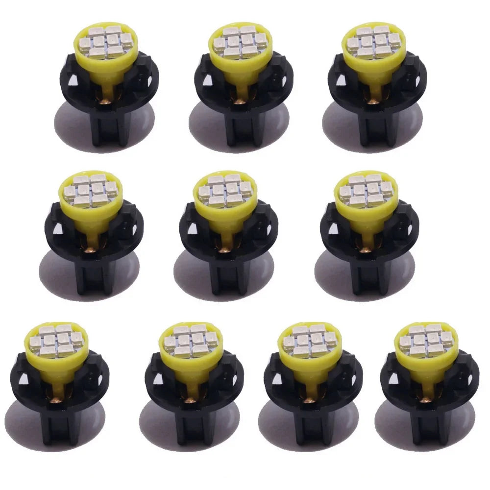 T10 W5W LED Dashboard & Gauge Cluster Bulbs (10-Pack)