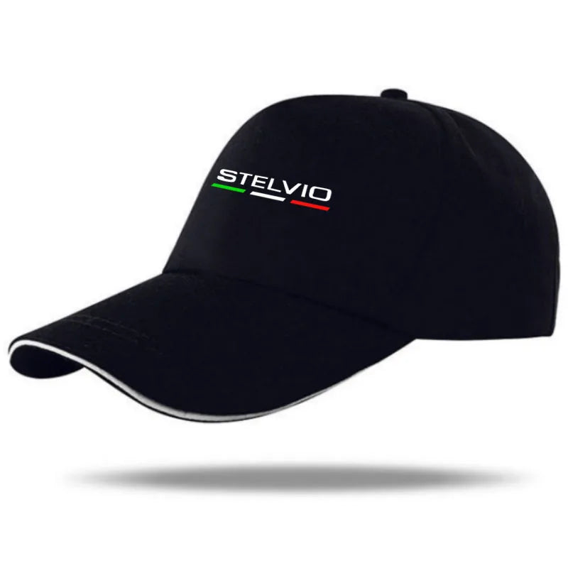 Car Hats Casual Baseball Caps Sunscreen Cotton Ventilate Hat for Alfa Romeo STELVIO Auto Accessories