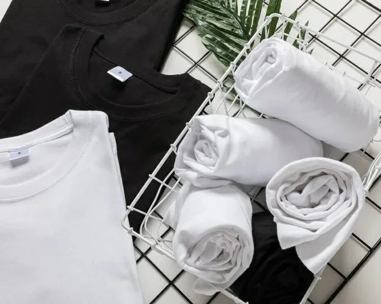 Men's Short Sleeve Cotton T-Shirt – Luxury Loose High Street Print Tee | S-4XL Summer 2026