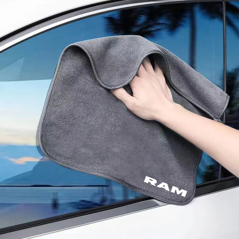 Dodge RAM Microfiber Cleaning Cloth - Car Wash & Detailing Towel
