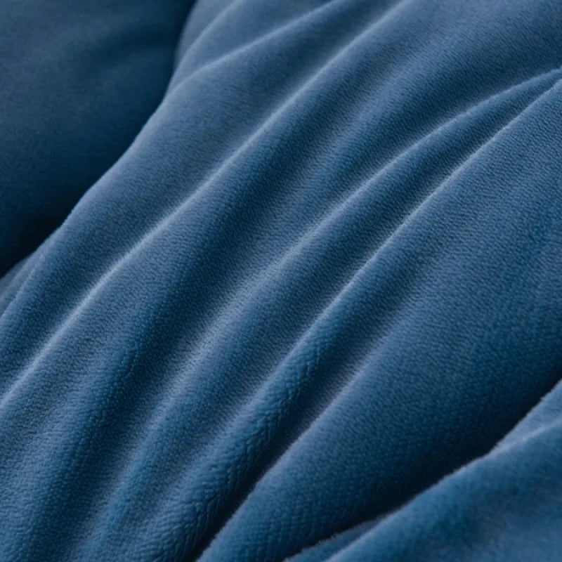 Lamb Fleece Winter Quilt, Thick Warm Comforter