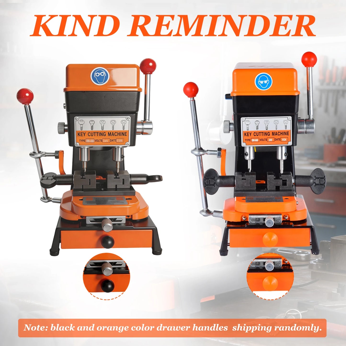 110V Key Duplicator Machine, Car Key Cutting Machine for Hardware Stores