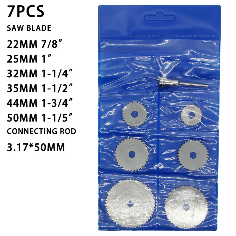 25/35/44/50mm HSS Circular Saw Blade Rotary Tool For Dremel Metal Cutter Power Tool Set Wood Cutting Discs Drill Mandrel Cutoff
