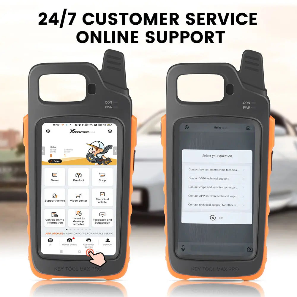 Xhorse VVDI Key Tool Max PRO Combines Key Tool Max and Mini OBD Tool Functions Adds Voltage and Leakage Current Functions