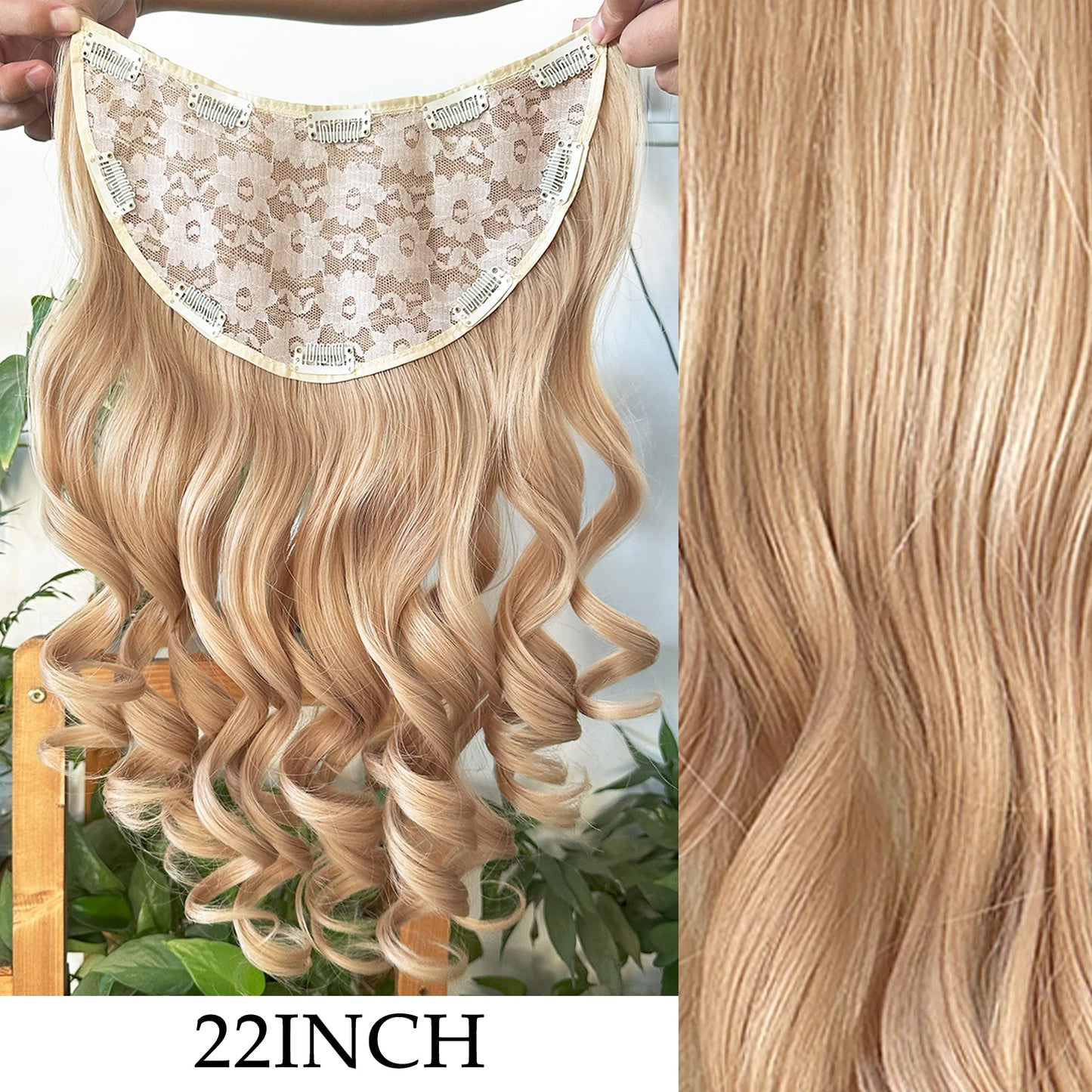 7Pcs/Set 16 Clips Hair Extension Black Long Straight Natural Hair Ombre Hairpiece Heat Resistant Fiber for Women Hairstyle