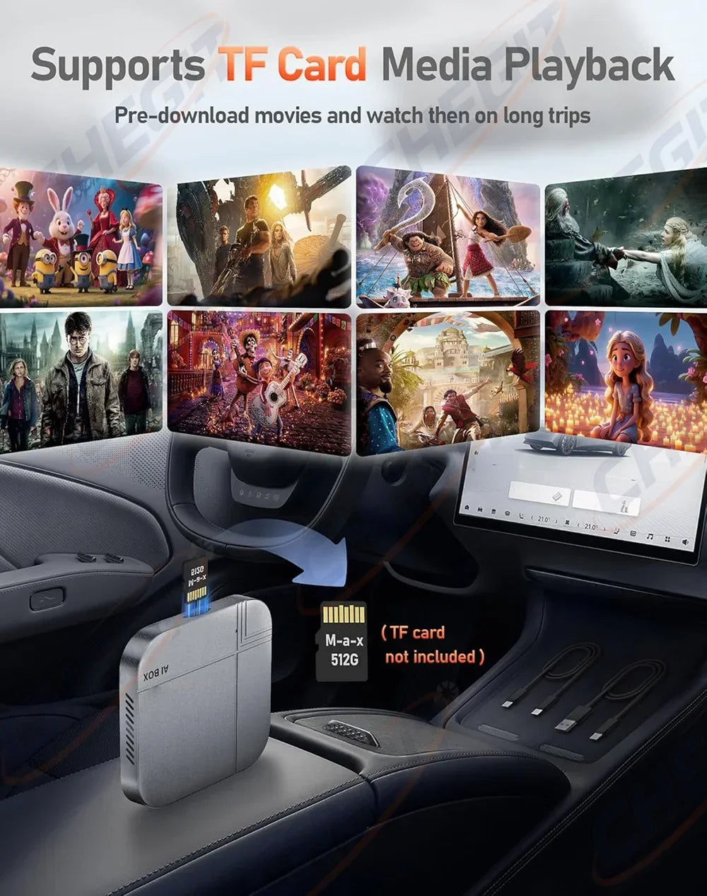 2026 Android AI Box 4G+64G/2G+32G Wireless CarPlay Adapter Android Auto TV Box For Youtube Netflix For VW Toyota Hyundai Ford
