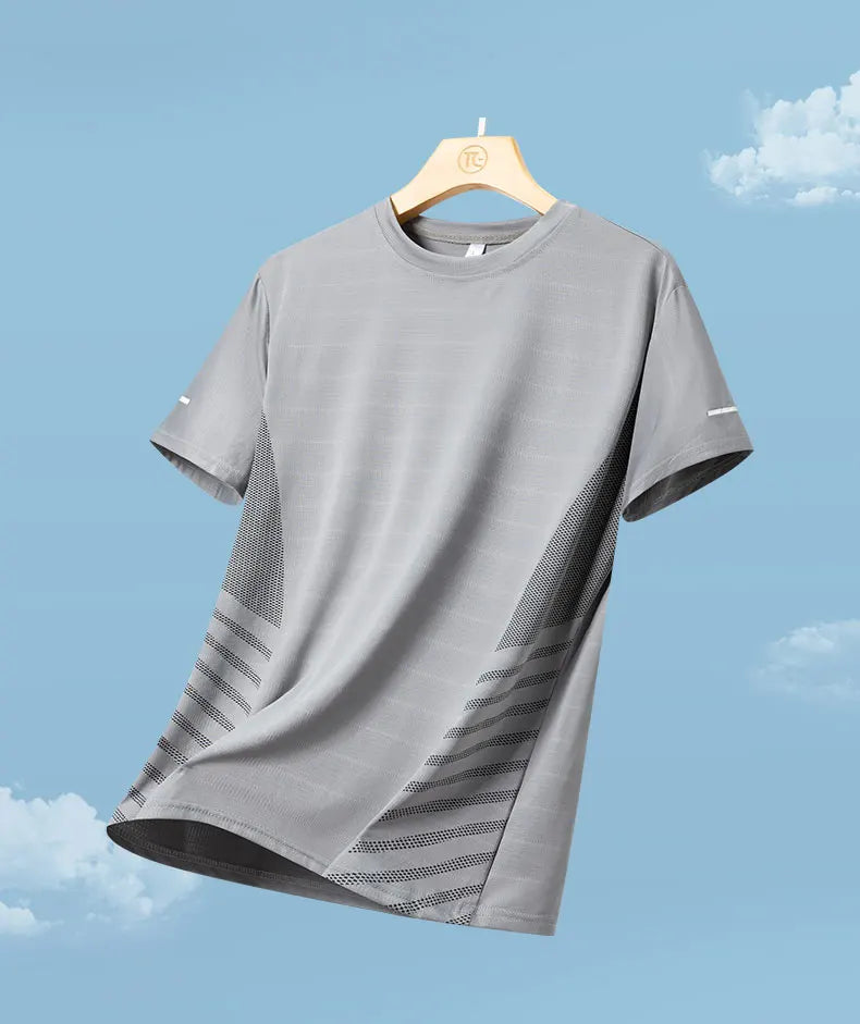 Men's quick-dry reflective running t-shirt — view 17 of 20