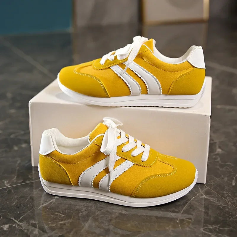 All-Match Sport Sneakers for Women — Lightweight Flat Running Shoes, Plus Size