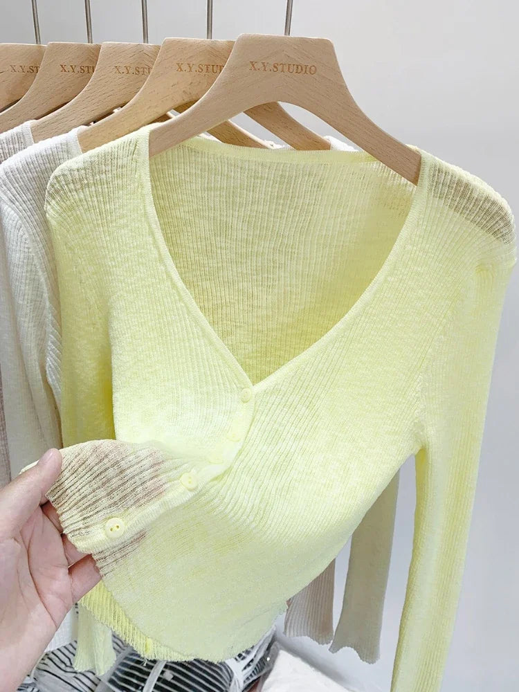 Women's lightweight sun-protection cardigan — view 17 of 20