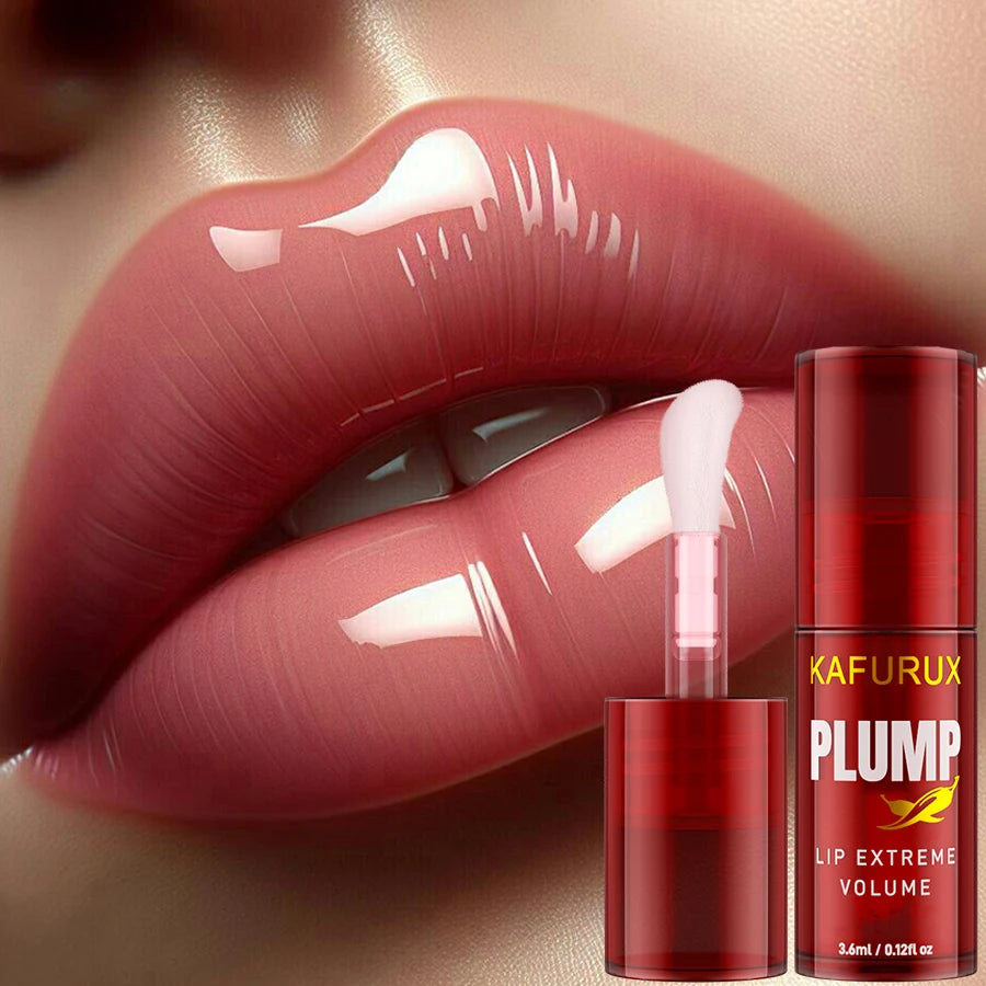 1/2PCS Lip Plump Long Lasting Lip Oil Moisturizing Lip Gloss Serum Instant Volumising Essence Oil Repair Lip Fine Lines Increase