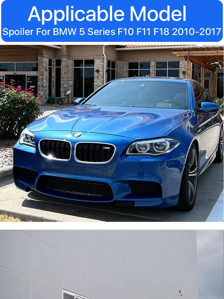 Rear Bumper Trunk Spoiler Lip Roof Carbon Boot Spoiler Wing M5 MP M4 PSM For BMW 5 Series F10 2026-2026 Car Accessories